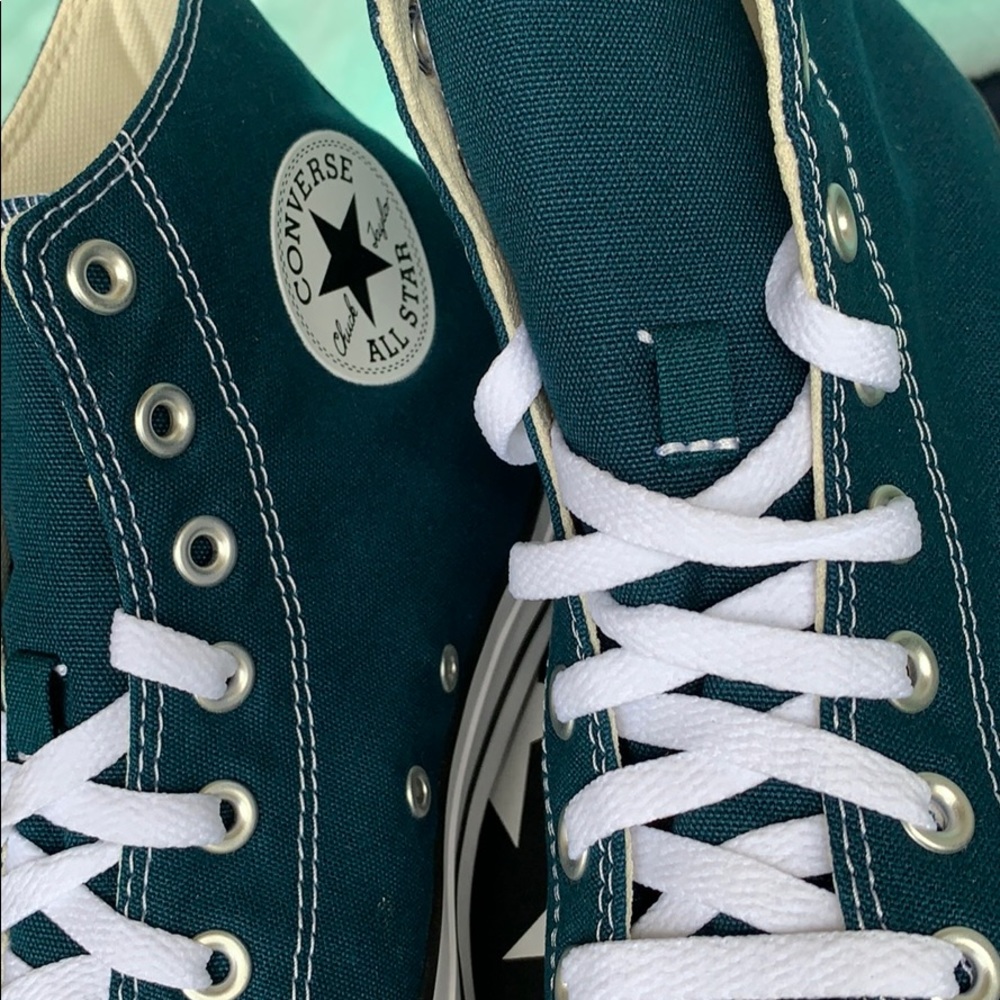 CONVERSE CTAS HI MIDNIGHT TURQUOISE MEN’S - Picture 9 of 16